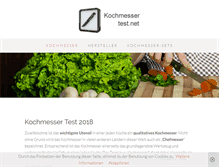Tablet Screenshot of kochmessertest.net